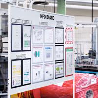 486903 Durable MagneticDURAFRAME® MAGNETIC Red A4 Metal Information Frame, 323mm Height, 236mm Width