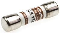 0klk015t Littelfuse 15A F Melamine Cartridge Fuse, 10 x 38mm