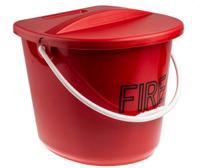 523-061 Wall Mounted Plastic Fire Bucket