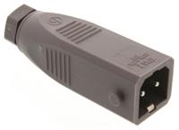 930620106-stas-2 Hirschmann, ST IP54 Grey Cable Mount 2P Industrial Power Plug, Rated At 16A, 250 V