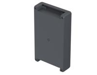 00166324 Bopla Bocube Alu Series Graphite Grey Aluminium General Purpose Enclosure, IP66, IP68, IP69, IK09, Graphite Grey Lid,