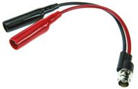 2630 Pomona BNC Test Lead, 150V ac, Red/Black, 130mm Lead Length