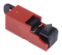 taglock-switch-w-hole-circt-brk-lo-ea Brady Red 1-Lock Fibreglass Reinforced Nylon Circuit Breaker Switch Lockouts, 7.37mm Shackle