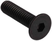 281-445 RS PRO Black, Self-Colour Steel Hex Socket Countersunk Screw, DIN 7991, M4 x 16mm