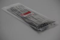 159-5329 RS PRO Cable Tie, Roller Ball, 360mm x 4.6 mm, Metallic 316 Stainless Steel, Pk-100