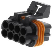 12047937 Delphi, Metri-Pack 150 Automotive Connector Socket Black Cable Mount 8 Way, Crimp Termination