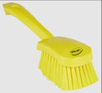 41986 Vikan Yellow Hand Brush for General Cleaning, Glass with brush included