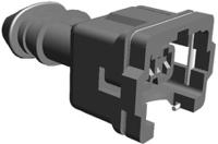 282545-1 TE Connectivity, Junior Power Timer Automotive Connector Socket Black Cable Mount 3 Way