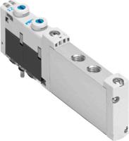 vuvg-s10-t32c-azt-m5-1t1l Festo 2x3/2 Closed, Monostable Solenoid Valve - Electrical Metric M5 VUVG Series, 573386