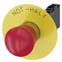 3su1150-1hb20-1fh0 Siemens SIRIUS ACT 3SU11 Series Twist Release Emergency Stop Push Button, Panel Mount, 22mm Cutout, SPDT