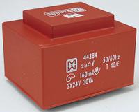 44383 Myrra 18V ac 2 Output Through Hole PCB Transformer, 30VA