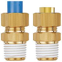 kfh06-01s SMC KFH Series Male Connector, 6 mm to R 1/8 Male, Threaded-to-Tube Connection Style, KFH06-01S