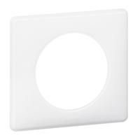 0-666-31 Legrand White 1 Gang Plastic Gang Plate