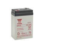 np4-6rs Yuasa 6V Faston 4.8mm Sealed Lead Acid Battery, 4Ah