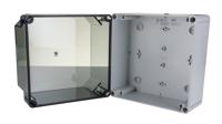 9519100 Rittal PK Series Polycarbonate Wall Box, IP66, Viewing Window, 180 mm x 182 mm x 165mm