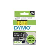 s0720730 Dymo Black on Yellow Label Printer Tape, 7 m Length, 9 mm Width