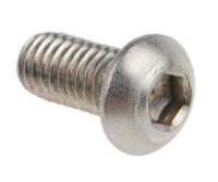 232-8271 RS PRO Stainless Steel Hex Socket Button Screw, ISO 7380, M6 x 12mm