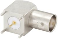 51k201-400n5 Rosenberger BNC Series, Jack PCB Mount BNC Connector, 50Ω, Through Hole Termination, Right Angle Body