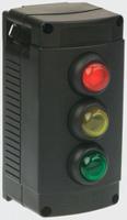 07-3513-10lrrlyylgg Bartec Push Button Control Station, Thermoplastic, IP66, IP67