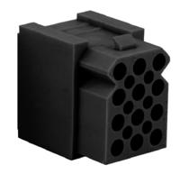 sms12r1 Souriau Sunbank by Eaton, SMS Female Connector Housing, 12 Way, 4 Row