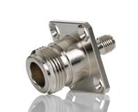 246-9498 RS PRO Straight 50Ω Coaxial Adapter SMA Socket to N Socket 11GHz