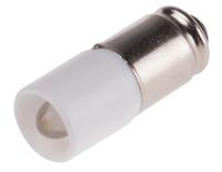 203-587 RS PRO White LED Indicator Lamp, 12V ac/dc, Midget Groove Base, 6mm Diameter, 2070mcd
