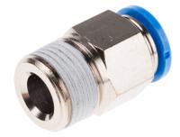 qs-38-10 Festo QS Series Straight Threaded Adaptor, R 3/8 Male to Push In 10 mm, Threaded-to-Tube Connection Style, 153008