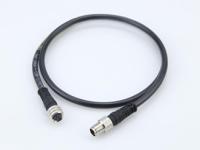 1200878128 Brad from Molex Female 3 way M8 to Male 3 way M8 Sensor Actuator Cable, 2 m