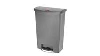 1883606 Rubbermaid Commercial Products Slim Jim 90L Grey Pedal Resin Waste Bin