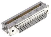 8350-6005 3M 8300 50 Way Right Angle Cable Mount D-sub Connector Socket, 2.74mm Pitch