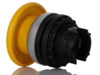 216718-m22-dp-y Eaton RMQ Titan M22 Series Yellow Momentary Push Button Head, 22mm Cutout, IP67