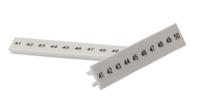 10500170041 Phoenix Contact, ZB5.LGS :41 -50 Zack Marker Strip for use with  for use with Terminal Blocks