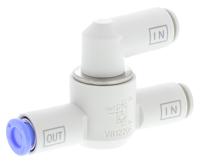 vr1220f-06 SMC VR12 Series, Pneumatic Shuttle Valve OR Logic Function 6mm Tube, Tube Connection, 1 MPa Max Operating Pressure