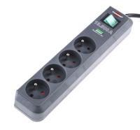 1153904314 brennenstuhl 1.5m 4 Socket Type E - French Extension Lead, 230 V, IP20