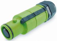 snlm-p-c25-25s-gn ITT Cannon, Veam Snaplock IP65 Green Cable Mount 1P Industrial Power Plug, Rated At 250A, 1.0 kV