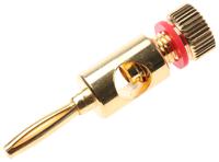 458-213 RS PRO Loudspeaker Connector Plug, 1 Way, 16ARed, Screw Down Termination