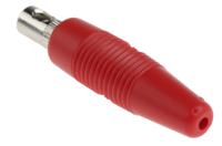 930046101 Hirschmann Test & Measurement Red Male Banana Plug, 4 mm Connector, Screw Termination, 16A, 30 V ac, 60V dc, Nickel