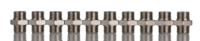 176-0986 RS PRO Brass Pipe Fitting, Straight Threaded Nipple, Male BSPP 1/4in to Male BSPP 1/4in