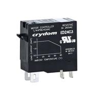 ed24c3 Sensata Crydom Solid State Relay, 3 A Load, DIN Rail Mount, 280 V rms Load, 32 V dc Control