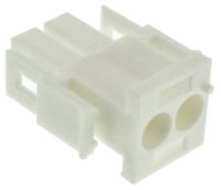 350777-4 TE Connectivity, Universal MATE-N-LOK Male Connector Housing, 6.35mm Pitch, 2 Way, 1 Row