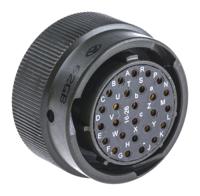 62gb-56t16-26sn Amphenol Limited, 62GB 26 Way Cable Mount MIL Spec Circular Connector PlugOlive, Socket Contacts,Shell Size 16, Bayonet