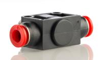 c00ge0600 Norgren Pneufit C Series Tube In-line Regulator, Push In 6mm Tube Inlet Port x Push In 6mm Tube Outlet Port