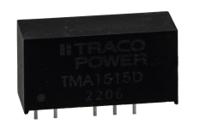 tma-1515d TRACOPOWER TMA DC-DC Converter, ±15V dc/ ±34mA Output, 13.5 → 16.5 V dc Input, 1W, Through Hole, +85°C Max Temp