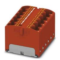 3273816 Phoenix Contact Distribution Block, 12 Way, 0.2 → 6mm², 32A, 450 V, Red