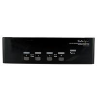 sv431ddvdua StarTech.com 4 Port Dual Monitor USB DVI KVM Switch, 3.5 mm Stereo 1920 x 1440 Maximum Resolution