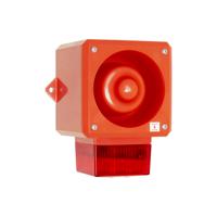 yl50d50rrfwr Clifford & Snell YL50 Series Red Sounder Beacon, 24 V dc, IP66, Fixed Mount, 112dB at 1 Metre