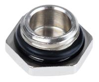 52103103 Lapp Blanking Plug, M12, Nickel Plated Brass, 17.8mm Diameter, Threaded