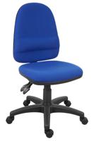 197-0403 RS PRO Blue Fabric Typist Chair