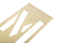 150305 AT Brown 30 Piece Brass Stencil Letters, 51mm Character Height