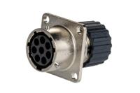 tnm0s12-0008s1l-192993-0032 ITT Cannon Circular Connector, 8 Contacts, Panel, Standard Connector, Socket, Female, IP67, Trident Neptune Metal Series